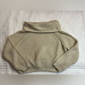 Moon and Madison cream off shoulder sweater